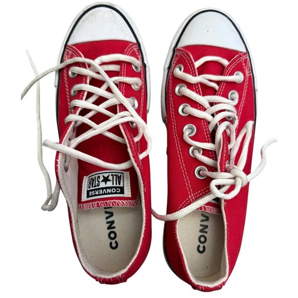 Converse Red Chuck Taylor All Star Lift Platform Canvas Size 7 Womens - Picture 8 of 15